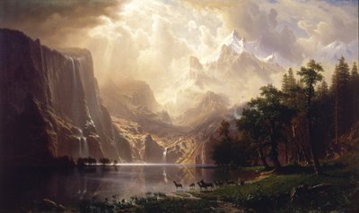 Entre la Sierra Nevada, California de Albert Bierstadt